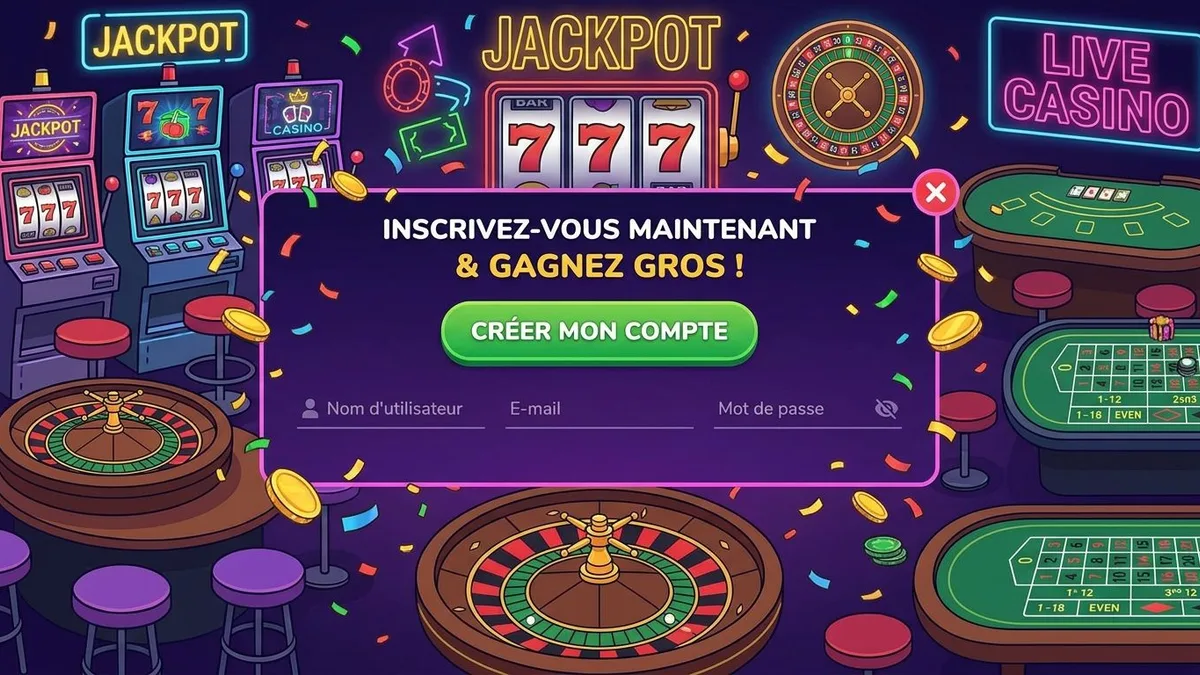 Inscription avec bonus